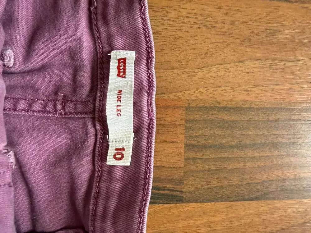 Levi's Girls Purple Wide Leg Pants Size 10